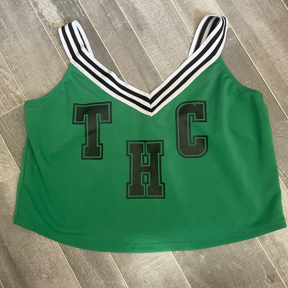 Trickz N' Treatz THC Cheerleader Costume Just Top Dolls Kill Size 2XL - Picture 1 of 6